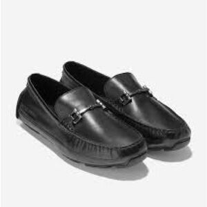 Cole Haan Men's Wyatt Leather Bit Buckle Driver Loafers